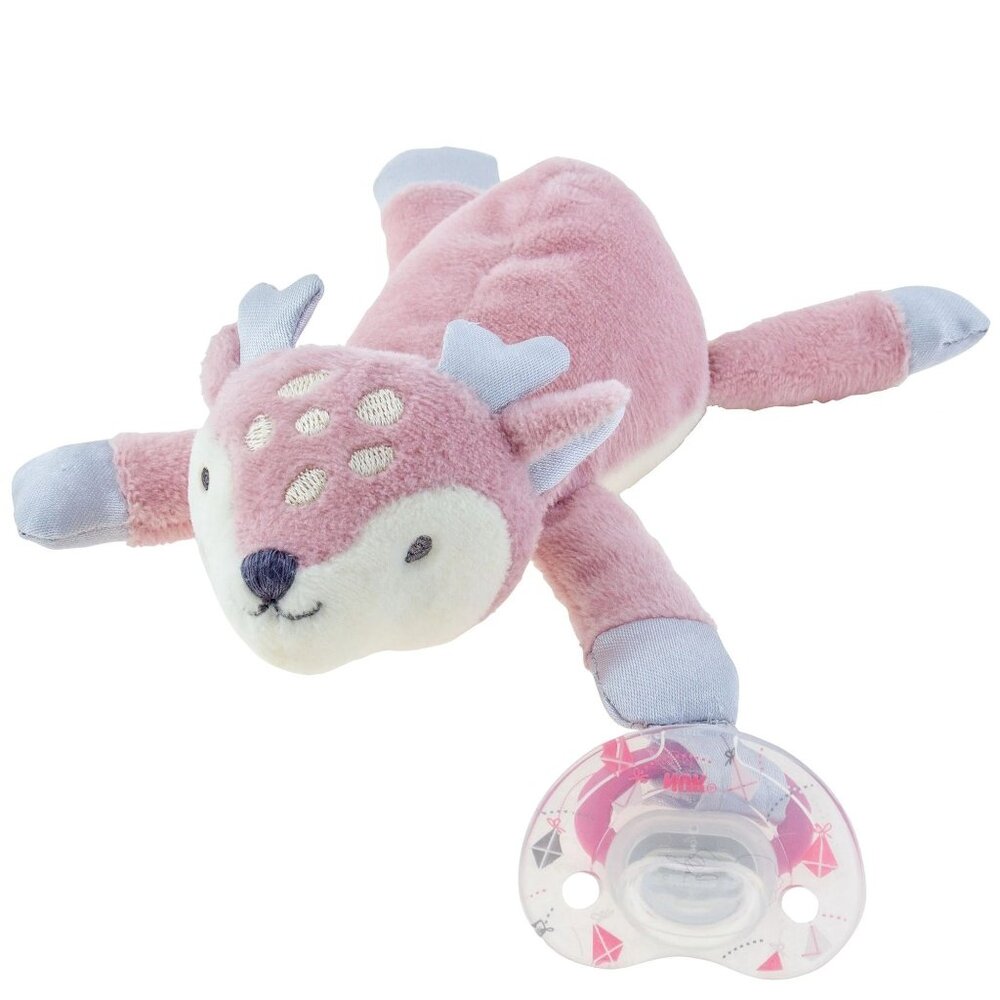 Stephen Joseph Pacifier Plush, Deer